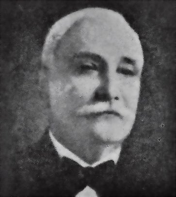 Retrato histórico de Nicolás Victoria Jaén, primer presidente de la Sociedad Bolivariana de Panamá