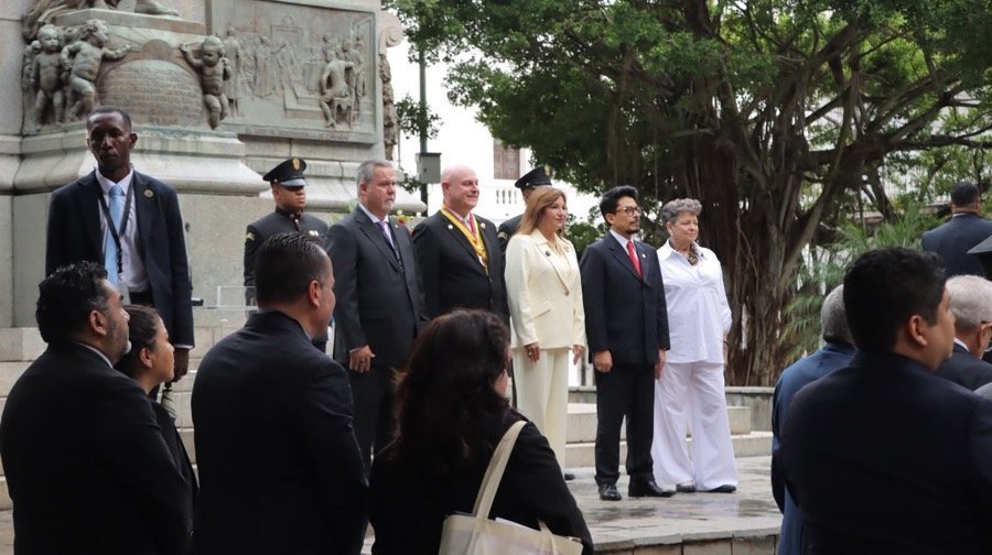 Sesión solemne de la Sociedad Bolivariana de Panamá durante el Bicentenario del Congreso Anfictiónico en 2026